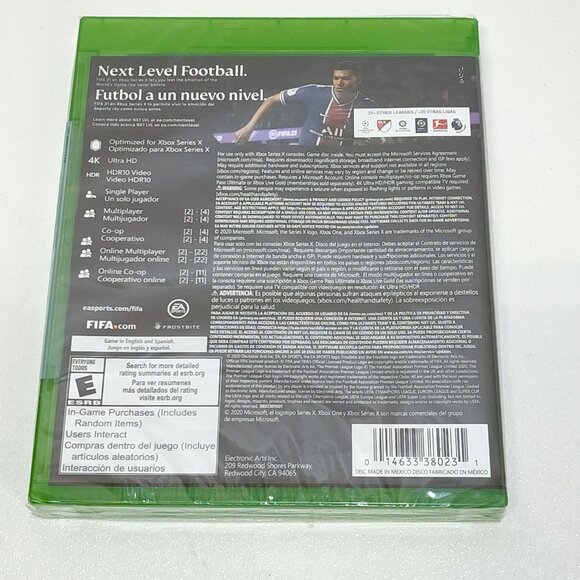 XBOX EA Sports FIFA 21 NXT LVL Edition Soccer XBOX Series X 4K Ultra HD HDR NWT - Picture 2 of 8